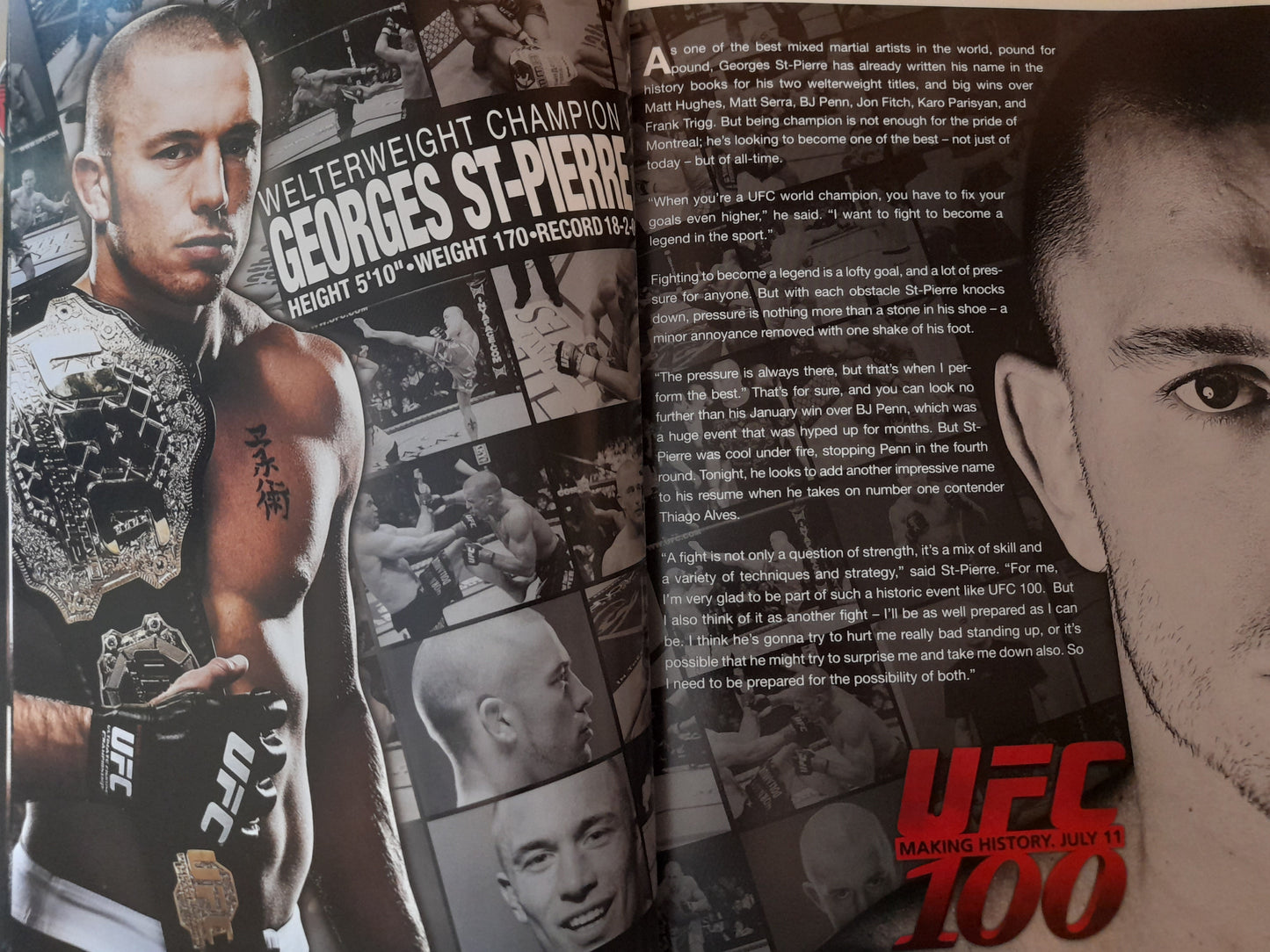 UFC 100 - Mir Vs Lesnar - Official Event Program (2009)