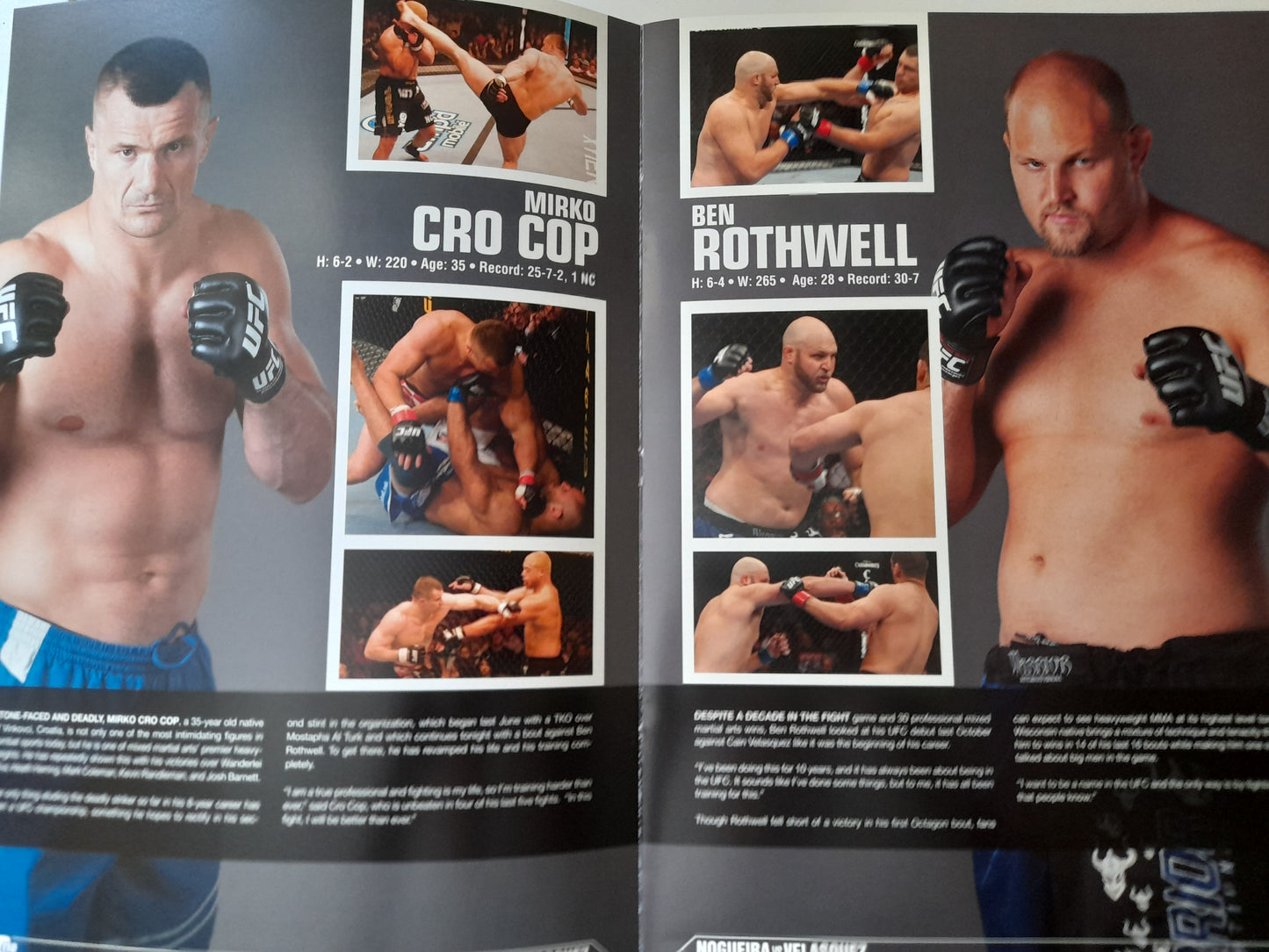 UFC 110 (AUS) - Nogueira Vs Velasquez - Official Event Program (2010)
