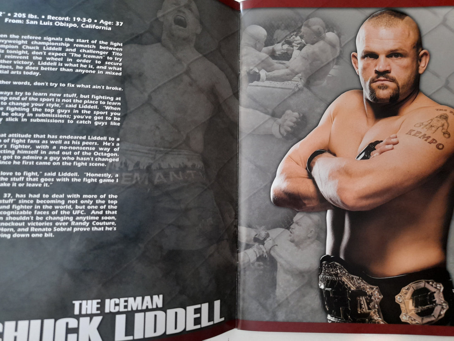 UFC 66: Chuck Liddell Vs Tito Ortiz 2 - Official Event Program (2006)