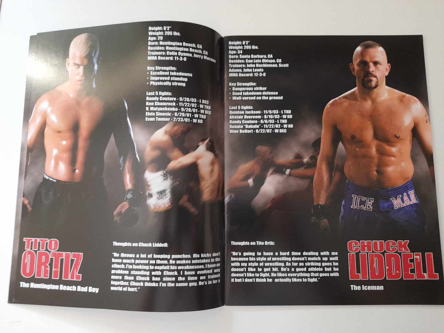 UFC 47: It's On! - Chuck Liddell Vs Tito Ortiz - Official Event Program (2004)