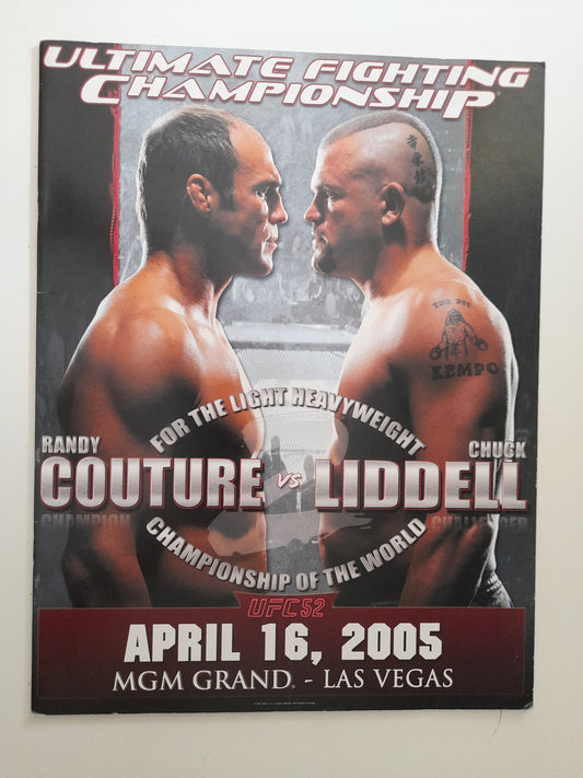 UFC 52: Randy Couture Vs Chuck Liddell 2 - Official Event Program (2005)