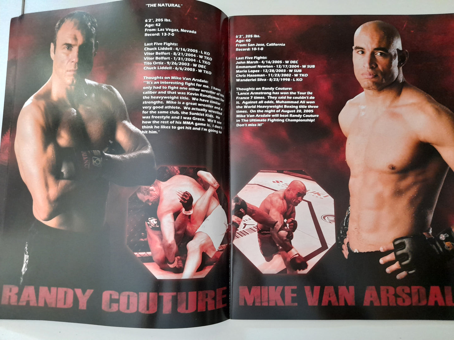 UFC 54: Boiling Point - Chuck Liddell Vs Jeremy Horn - Official Event Program (2005)