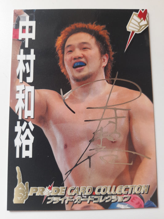 2006 DSE Pride Fighting Championships Trading Card - Silver Autograph - #133s - Kazuhiro Nakamura