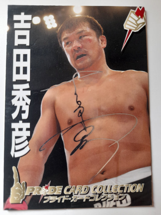 2006 DSE Pride Fighting Championships Trading Card - Silver Autograph - #135s - Hidehiko Yoshida