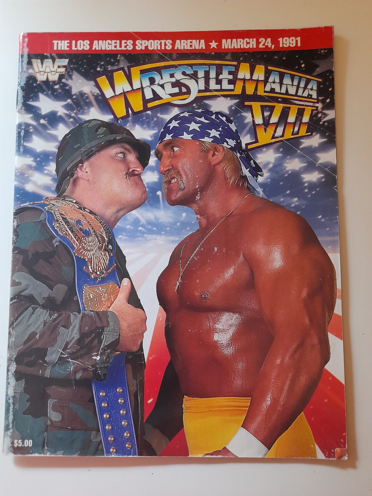 WWF Wrestling - Wrestlemania 7 - Official Event Program (1991)