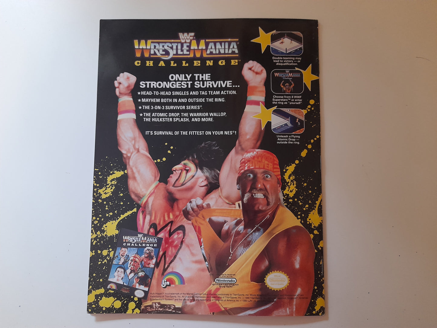 WWF Wrestling - Wrestlemania 7 - Official Event Program (1991)