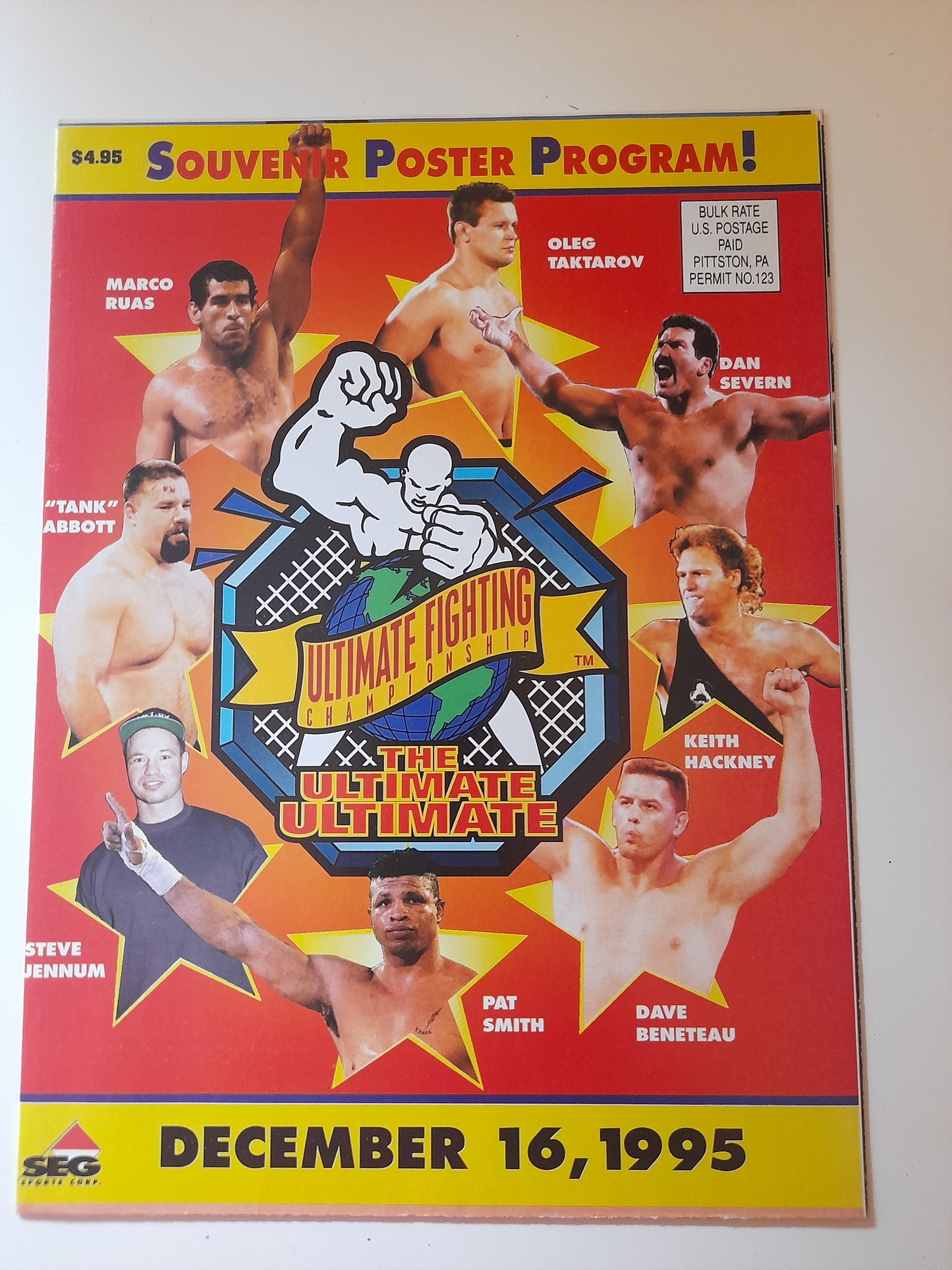 UFC 7.5: The Ultimate Ultimate 95 - Official Souvenir Poster/Program (1995)