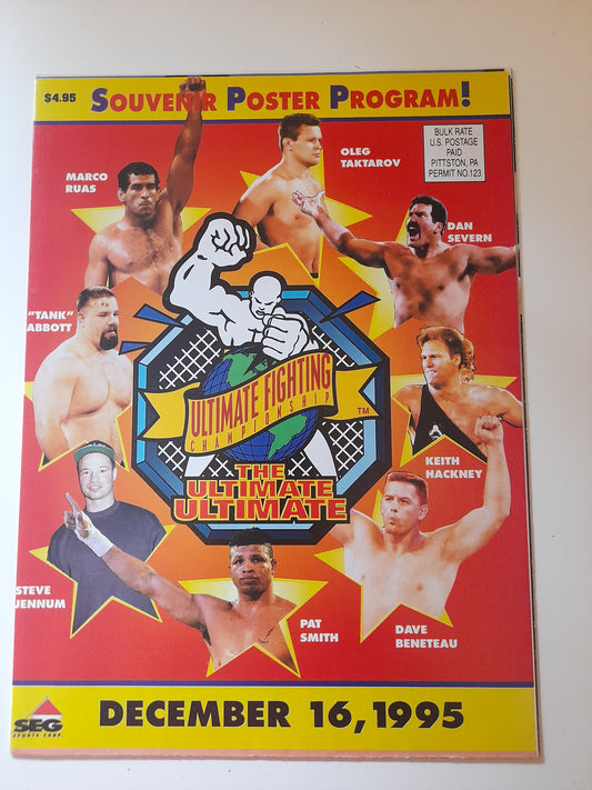 UFC 7.5: The Ultimate Ultimate 95 - Official Souvenir Poster/Program (1995)