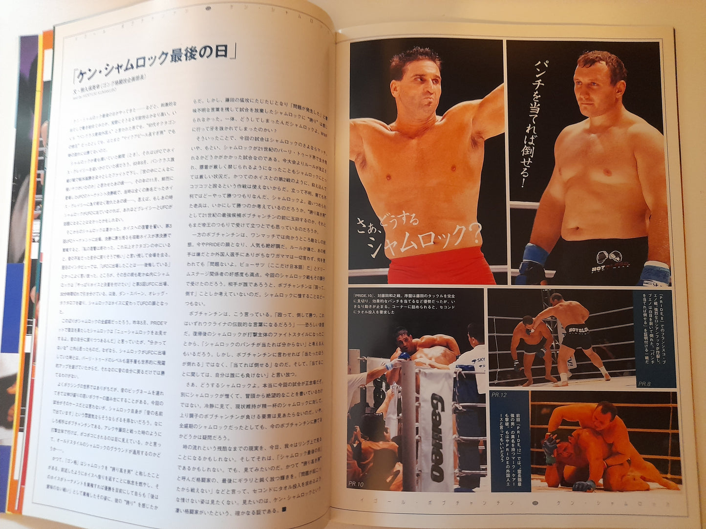 Pride FC 13 - Kazushi Sakuraba Vs Wanderlei Silva (2001) - Official Event Program