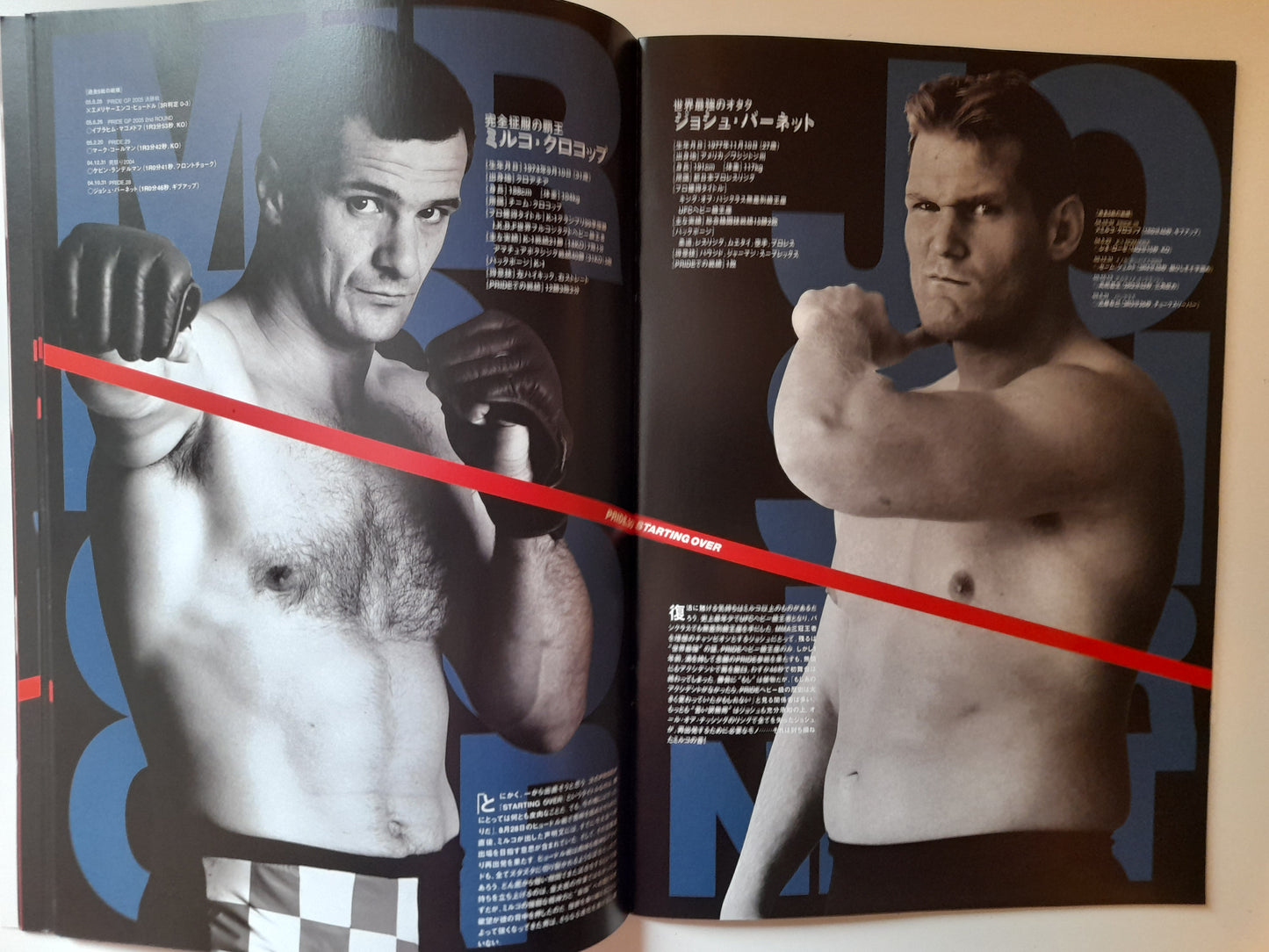 Pride FC 30 Fully Loaded - Mirko Crocop Vs Josh Barnett (2005) - Official Event Program