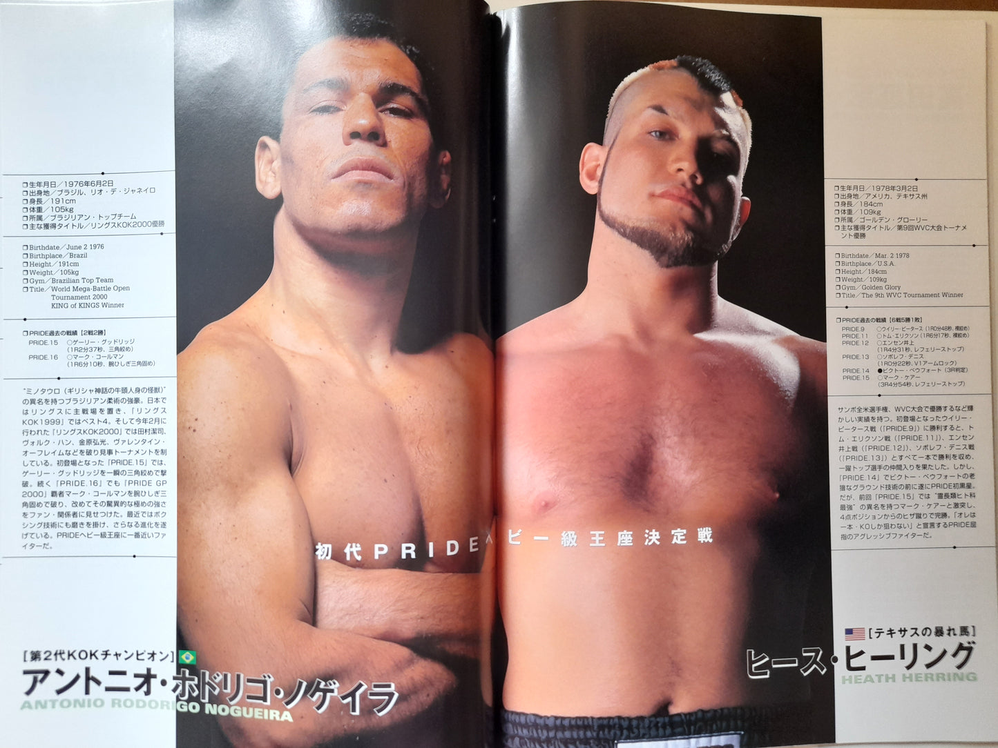 Pride FC 17 - Championship Chaos - Wanderlei Silva Vs Kazushi Sakuraba (2001) Official Event Program