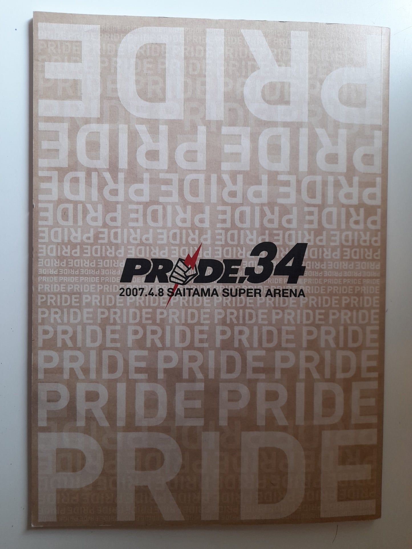 Pride FC 34 - Kamikaze (2007) Final Pride Event - Official Event Program