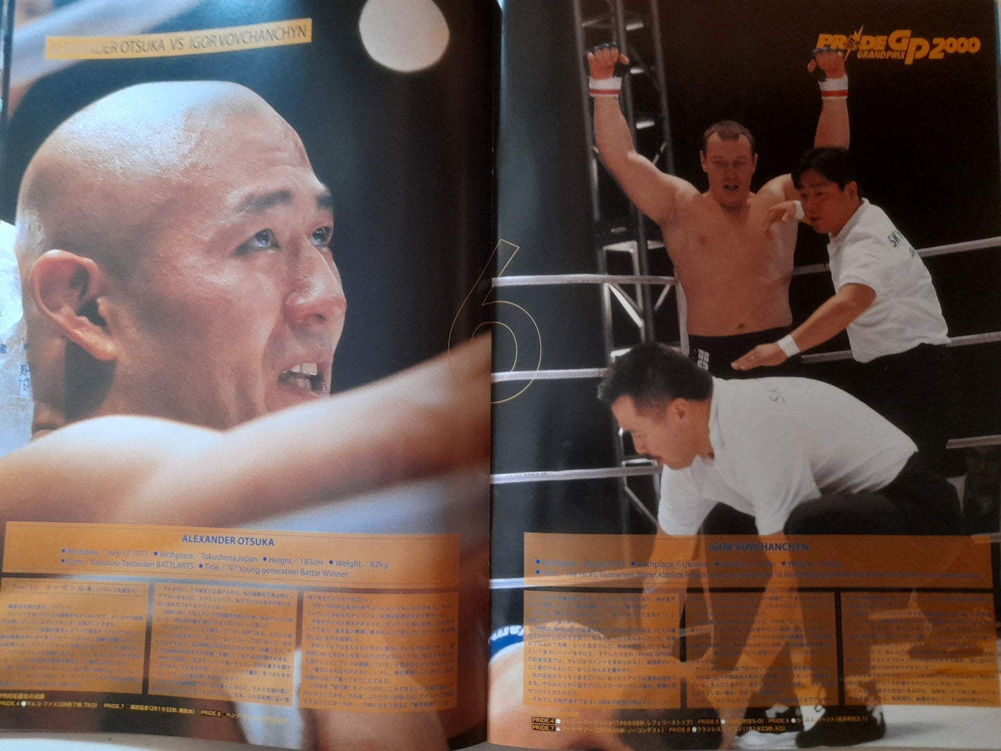 Pride FC 2000 Openweight GP Opening Round - Official Event Program