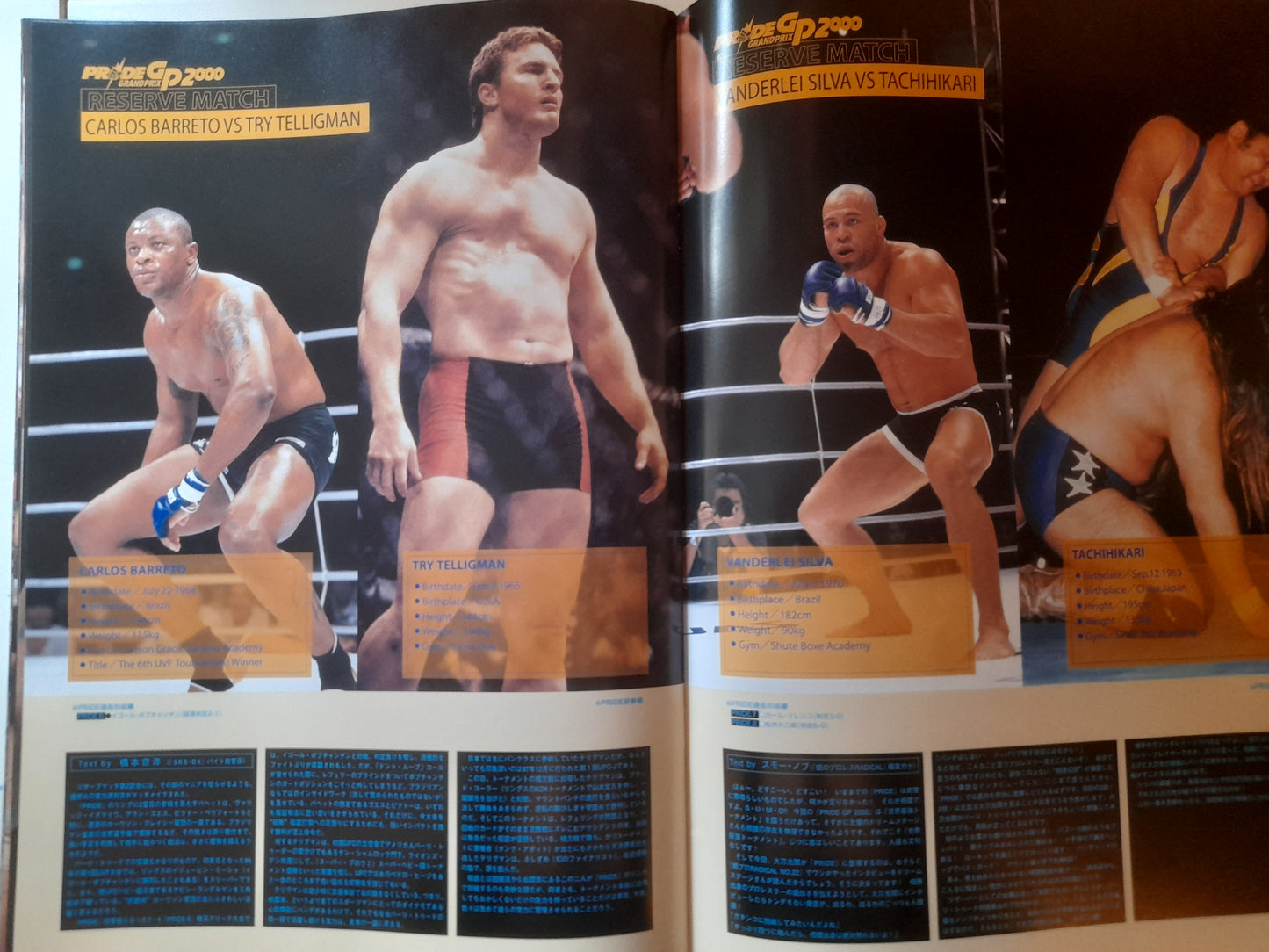 Pride FC 2000 Openweight GP Opening Round - Official Event Program