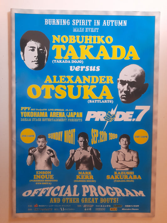 Pride FC 7 (1999) - Official Event Program
