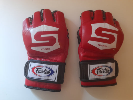 STRIKEFORCE Official MMA Gloves - V2 - Red - Size XL - Fairtex - (New)