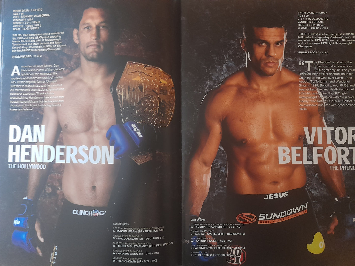 Pride FC 32 The Real Deal (USA) - Fedor Emilianenko Vs Mark Coleman (2006) - Official Event Program