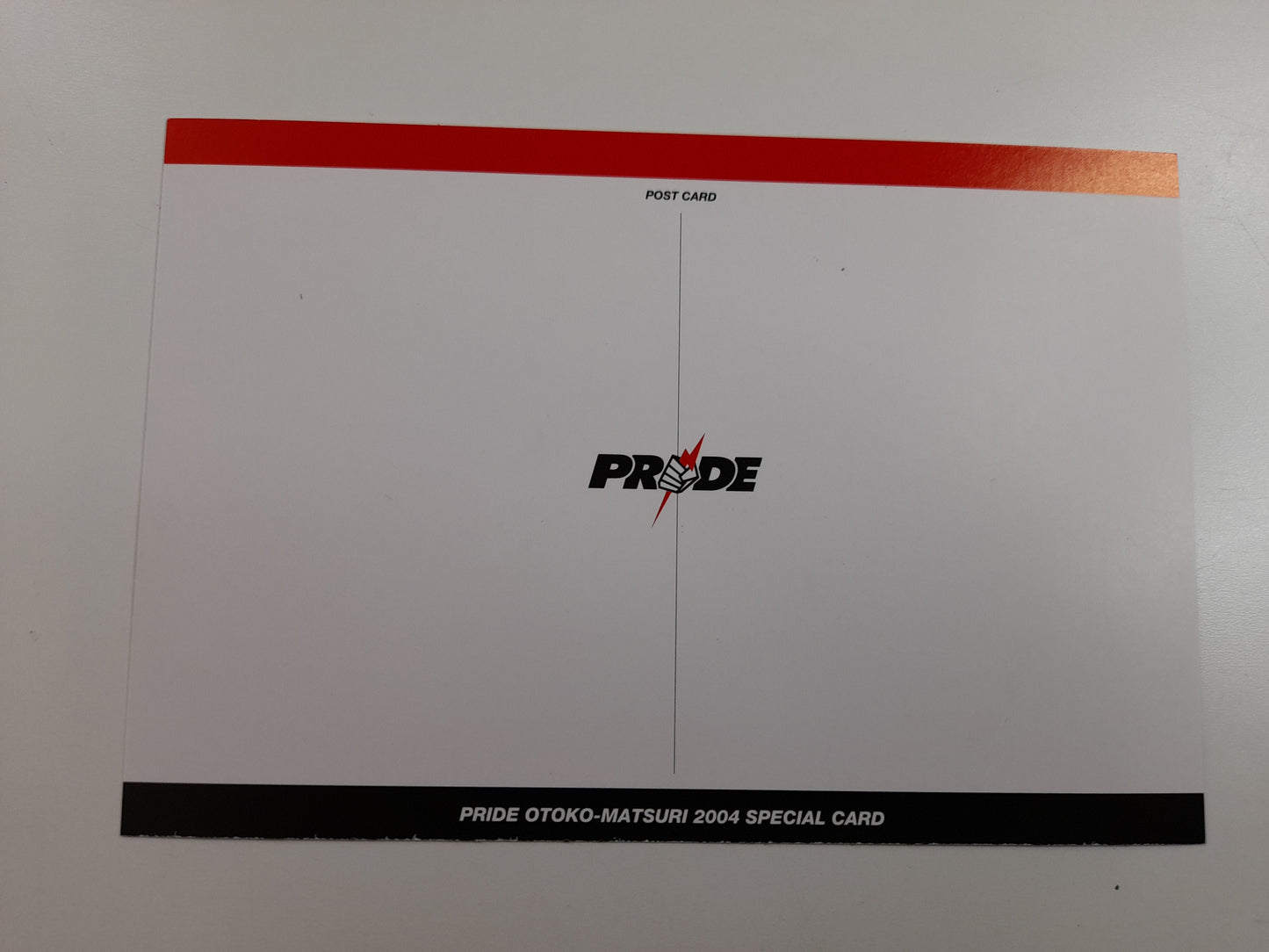 PRIDE Fighting Championship Otoko Matsuri 2004 Collectable Postcard - Pride FC Ring Girl Saki