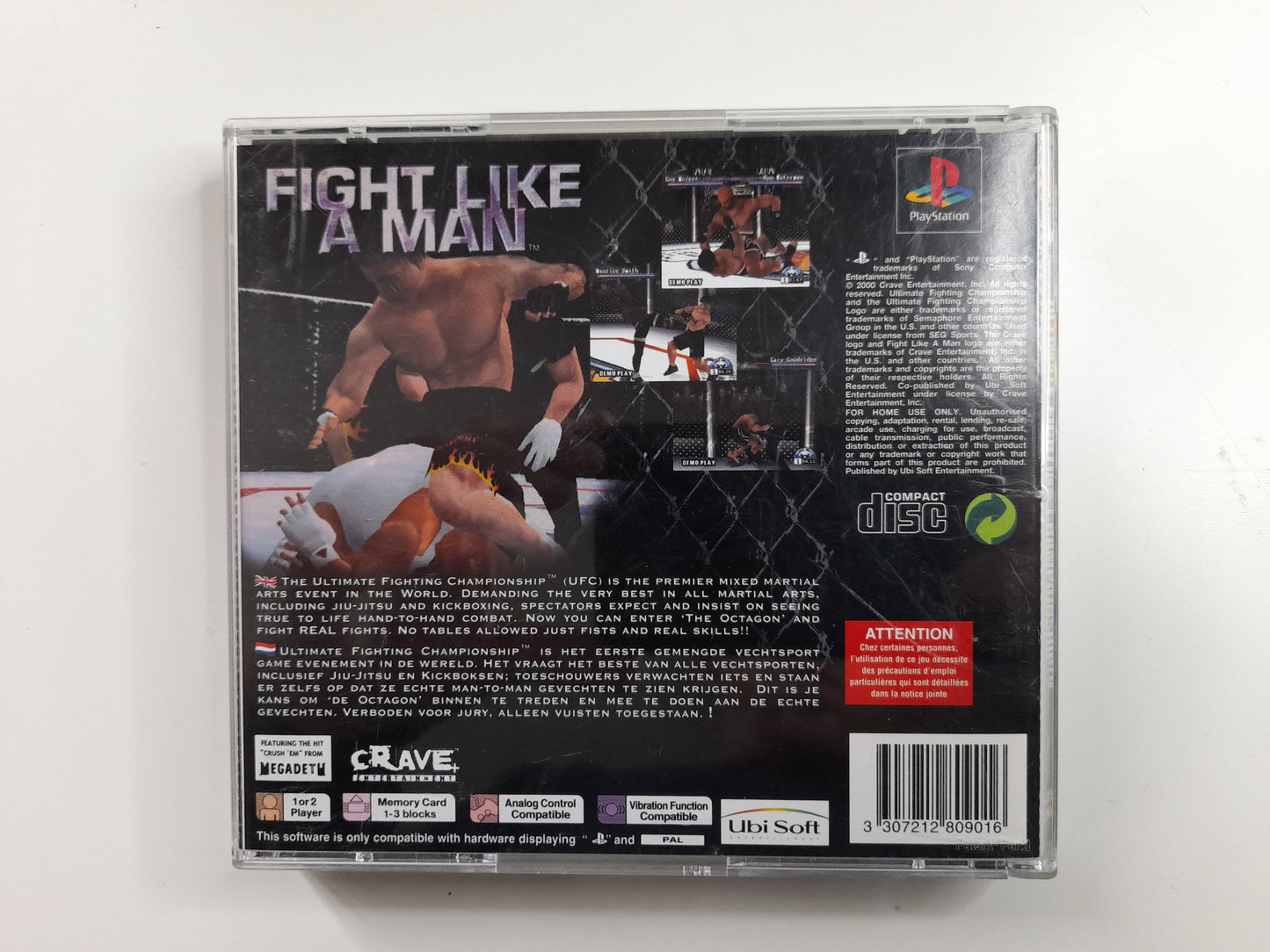 Ultimate Fighting Championship - Sony Playstation 1 / PS1 Game (2000)