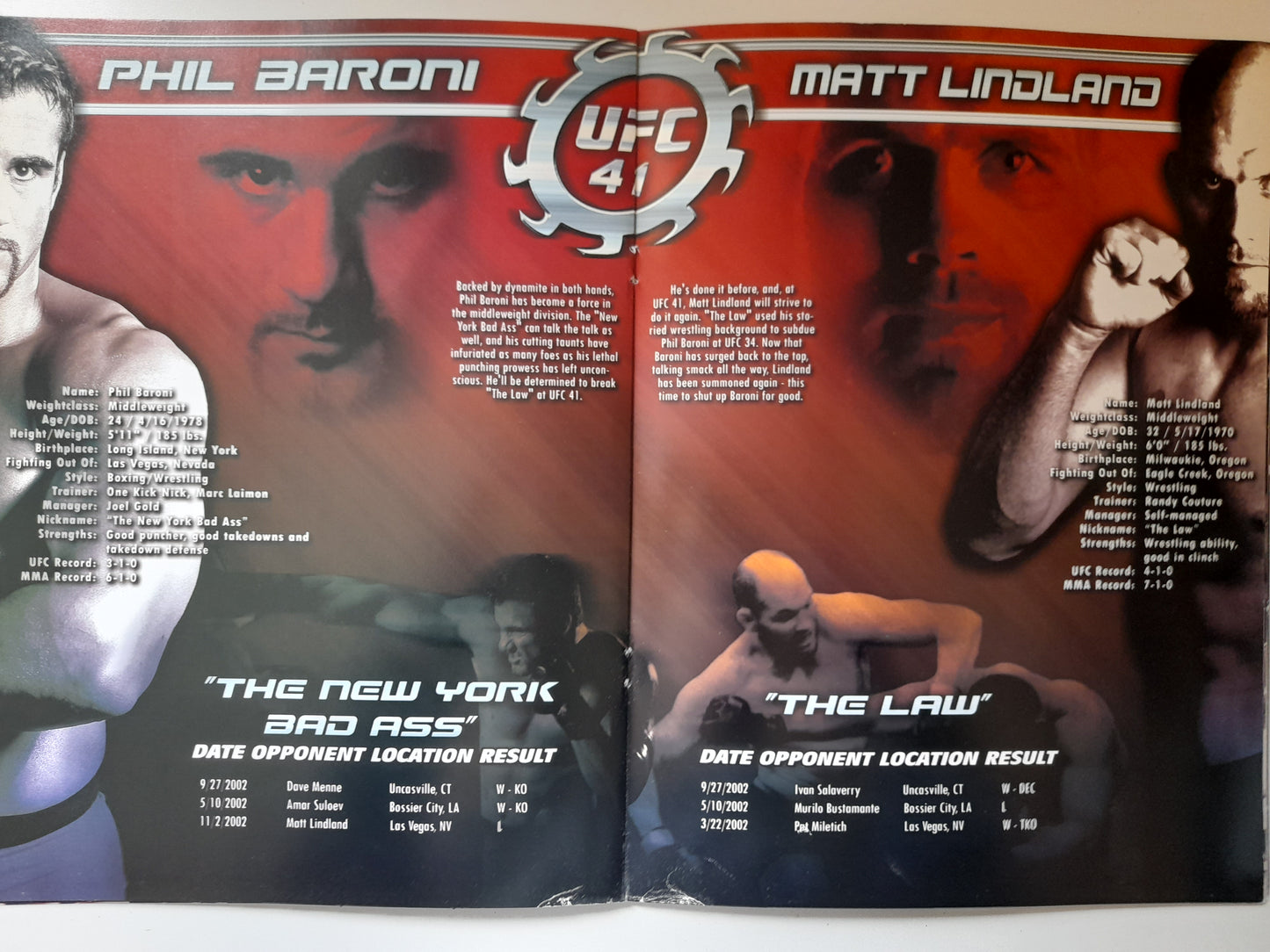 UFC 41: Onslaught - Tim Sylvia Vs Ricco Rodriguez - Official Event Program (2003)