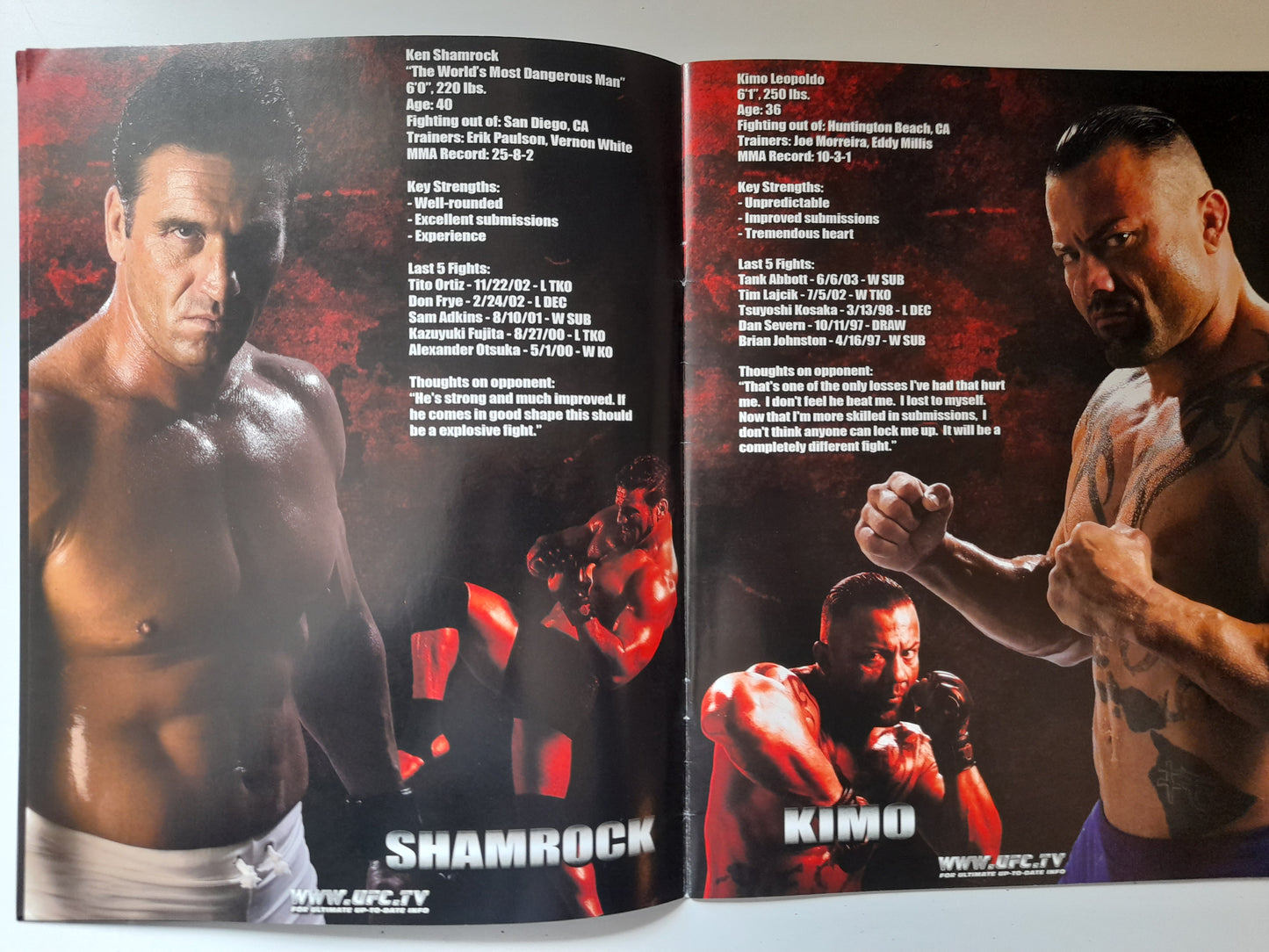 UFC 48: Payback - Ken Shamrock Vs Kimo 2 - Official Event Program (2004)