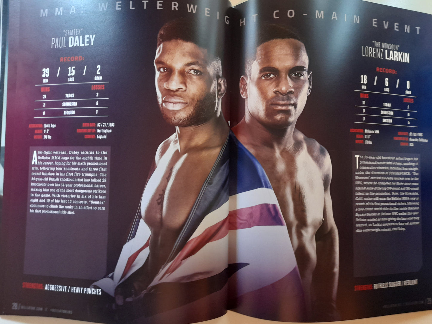 Bellator 183 - Henderson Vs Pitbull - Official Event Program (2017)