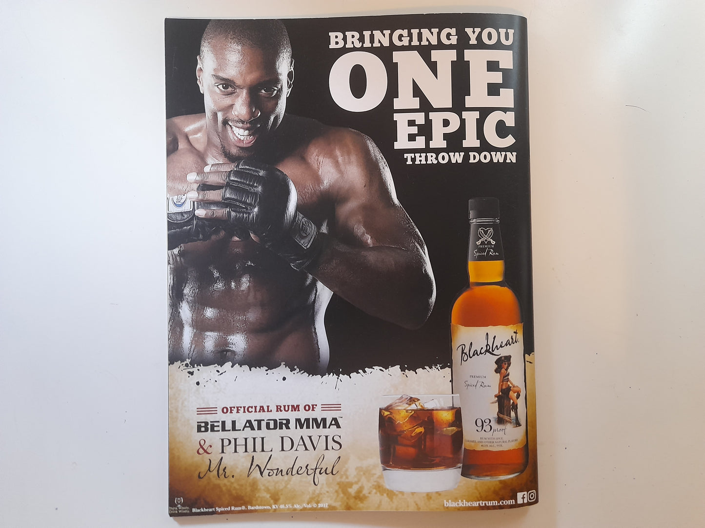 Bellator 183 - Henderson Vs Pitbull - Official Event Program (2017)