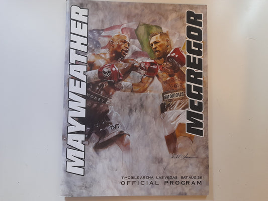 Floyd Mayweather Vs Conor McGregor - Official Boxing Event Program (2017)