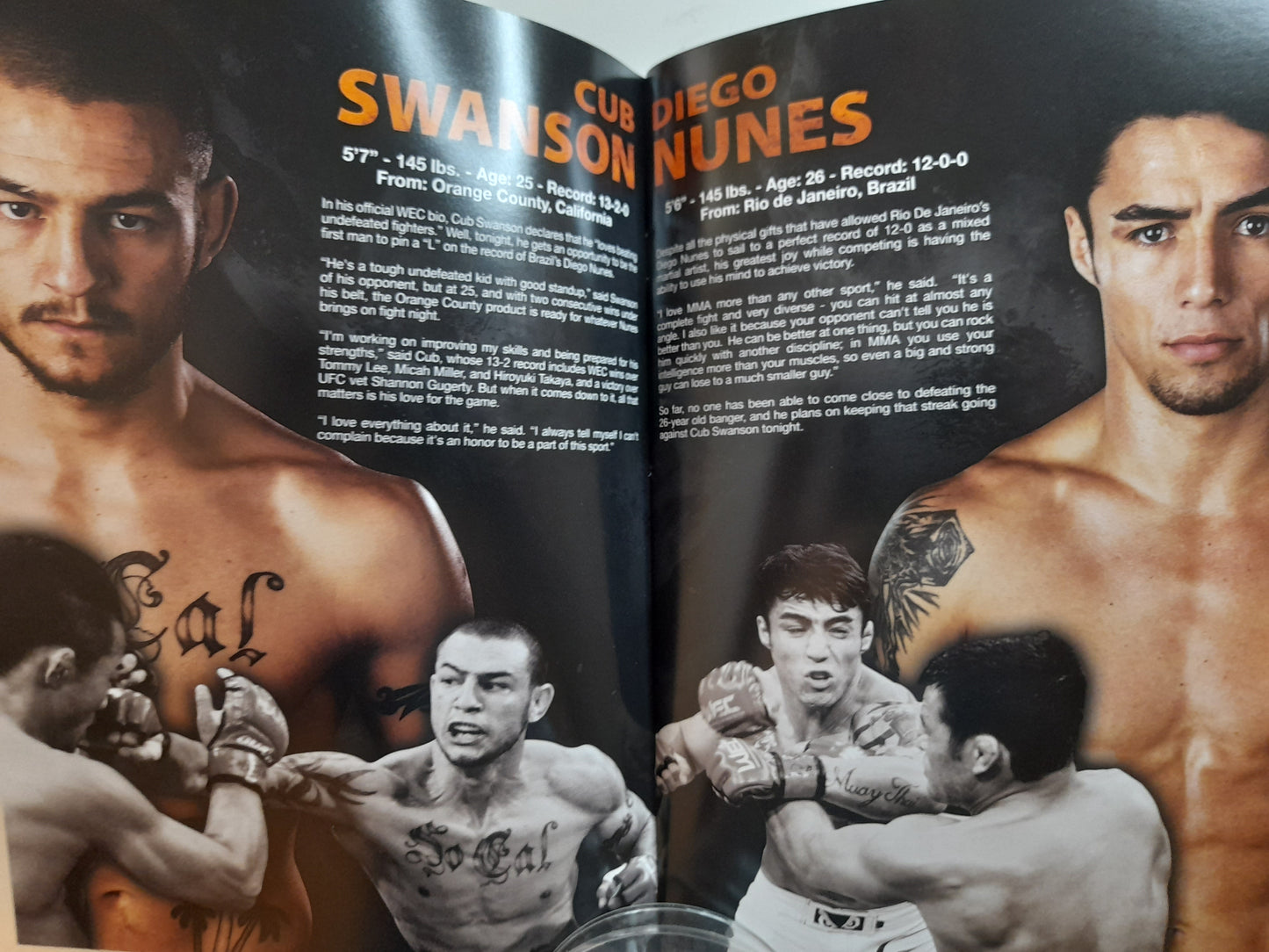 WEC 40 - Torres Vs Mizugaki - Official Event Program (2009)