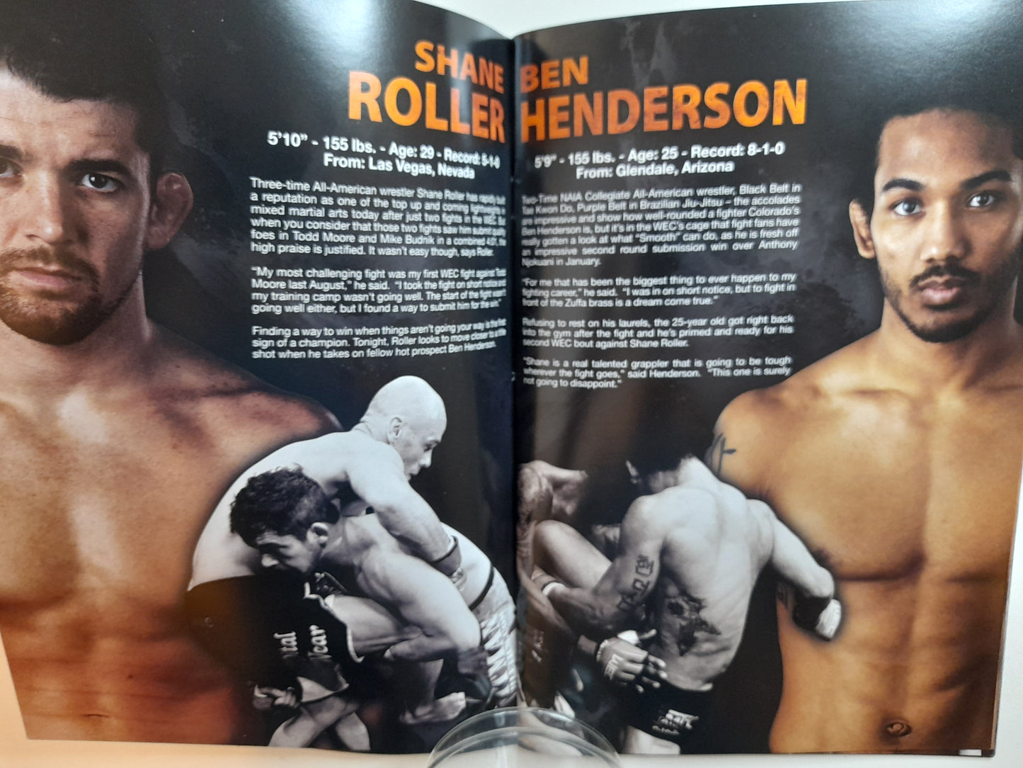 WEC 40 - Torres Vs Mizugaki - Official Event Program (2009)