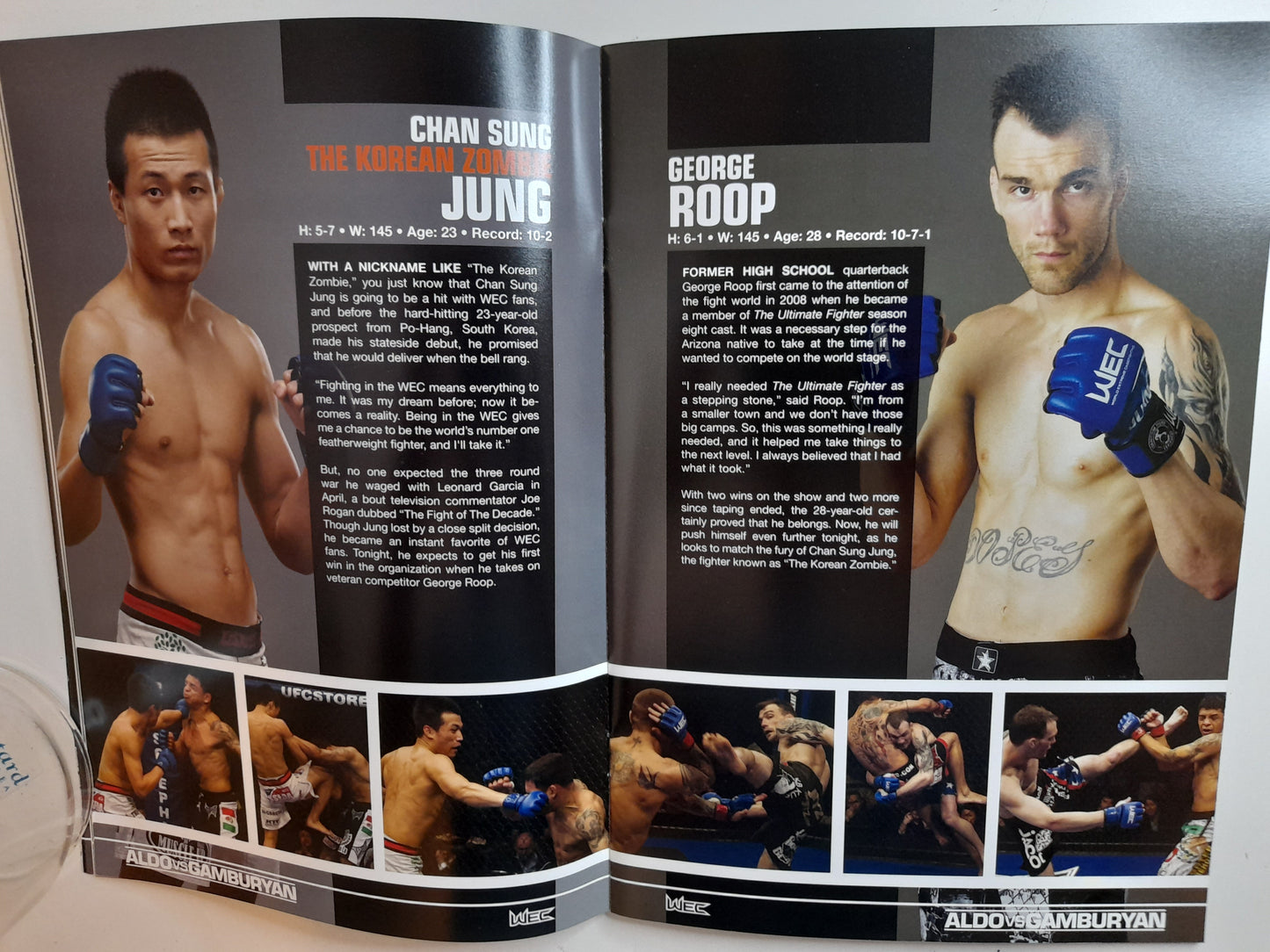 WEC 51 - Aldo Vs Gamburyan - Official Event Program (2010)