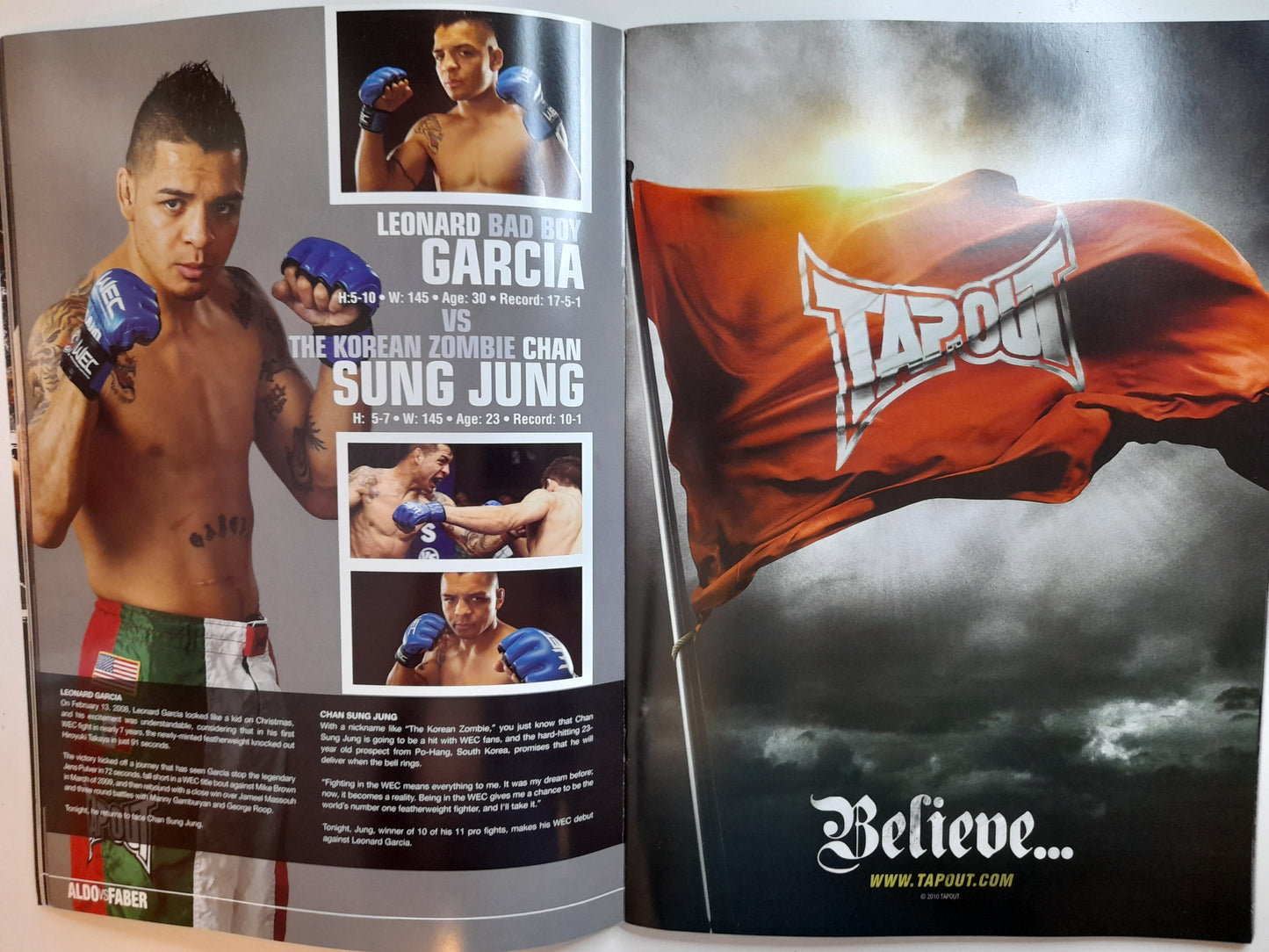 WEC 48 - Aldo Vs Faber - Official Event Program (2010)