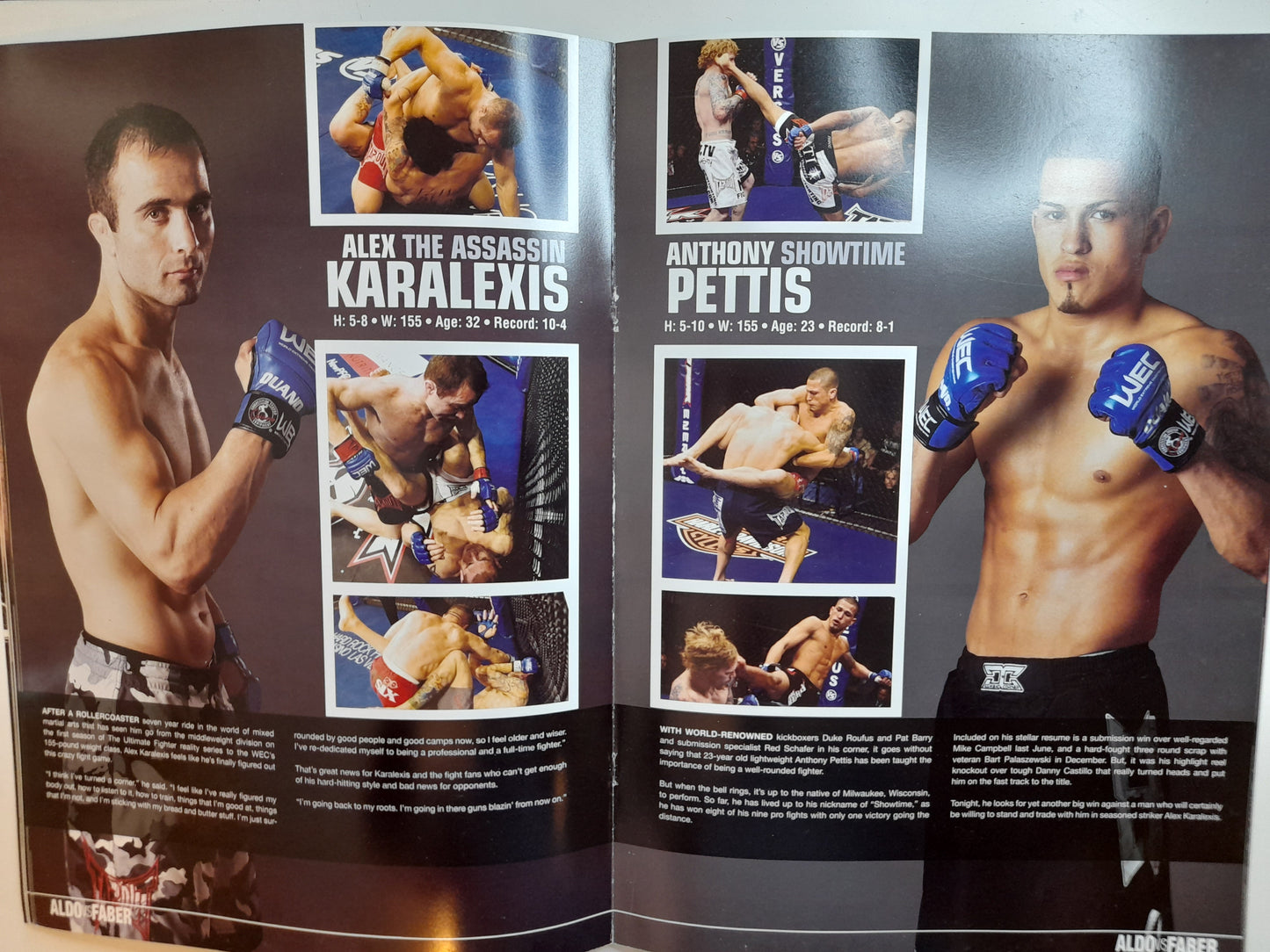 WEC 48 - Aldo Vs Faber - Official Event Program (2010)