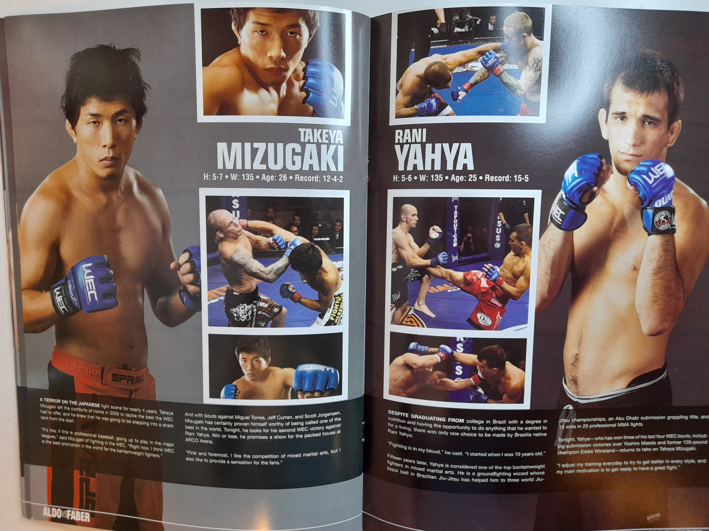 WEC 48 - Aldo Vs Faber - Official Event Program (2010)