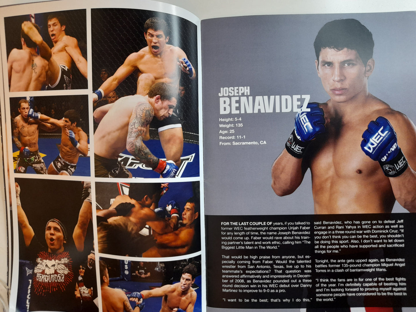 WEC 47 - Bowles Vs Cruz - Official Event Program (2010)