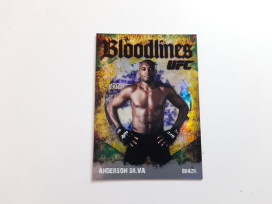 Anderson "The Spider" Silva - Official Trading Card - #BL-16 - Topps UFC Bloodlines (2009)