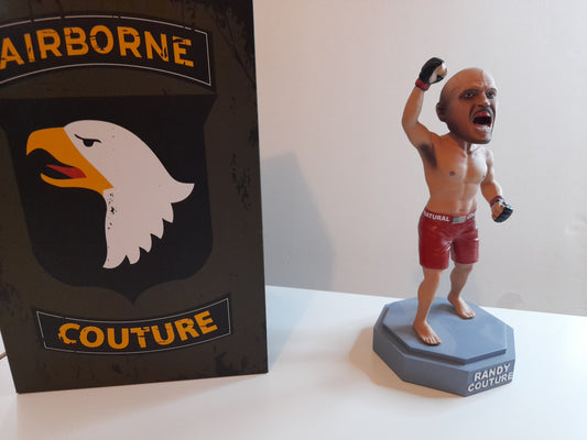 Randy "The Natural" Couture - Limited Edition - Hand Painted Boxed Bobblehead