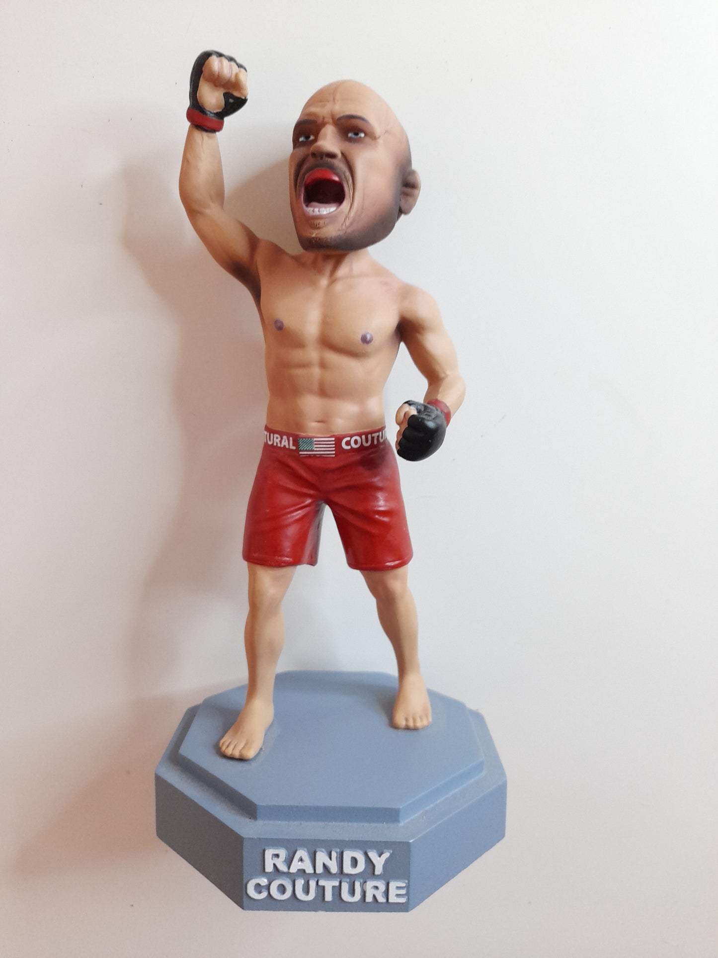 Randy "The Natural" Couture - Limited Edition - Hand Painted Boxed Bobblehead