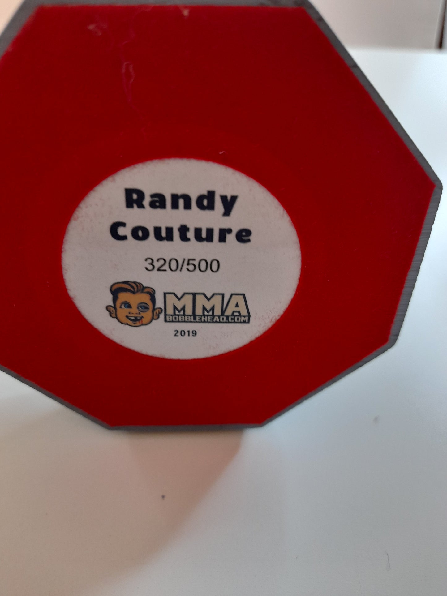 Randy "The Natural" Couture - Limited Edition - Hand Painted Boxed Bobblehead