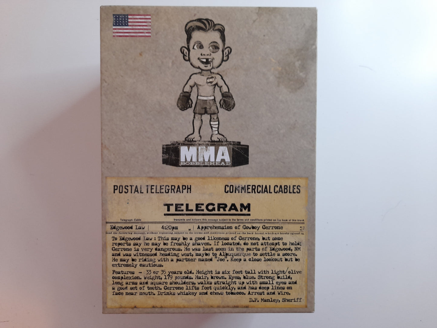 Donald "Cowboy" Cerrone - Limited Edition /1000 - Hand Painted Boxed Bobblehead
