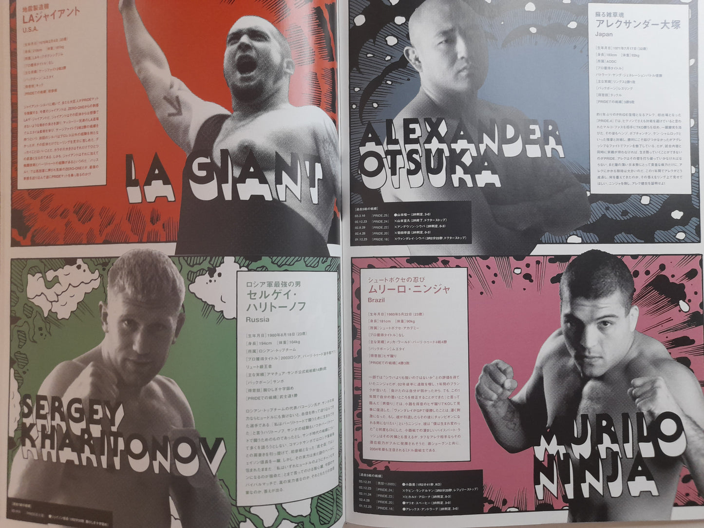 Pride FC 27 Inferno - Crocop Vs Waterman (2004) - Official Event Program