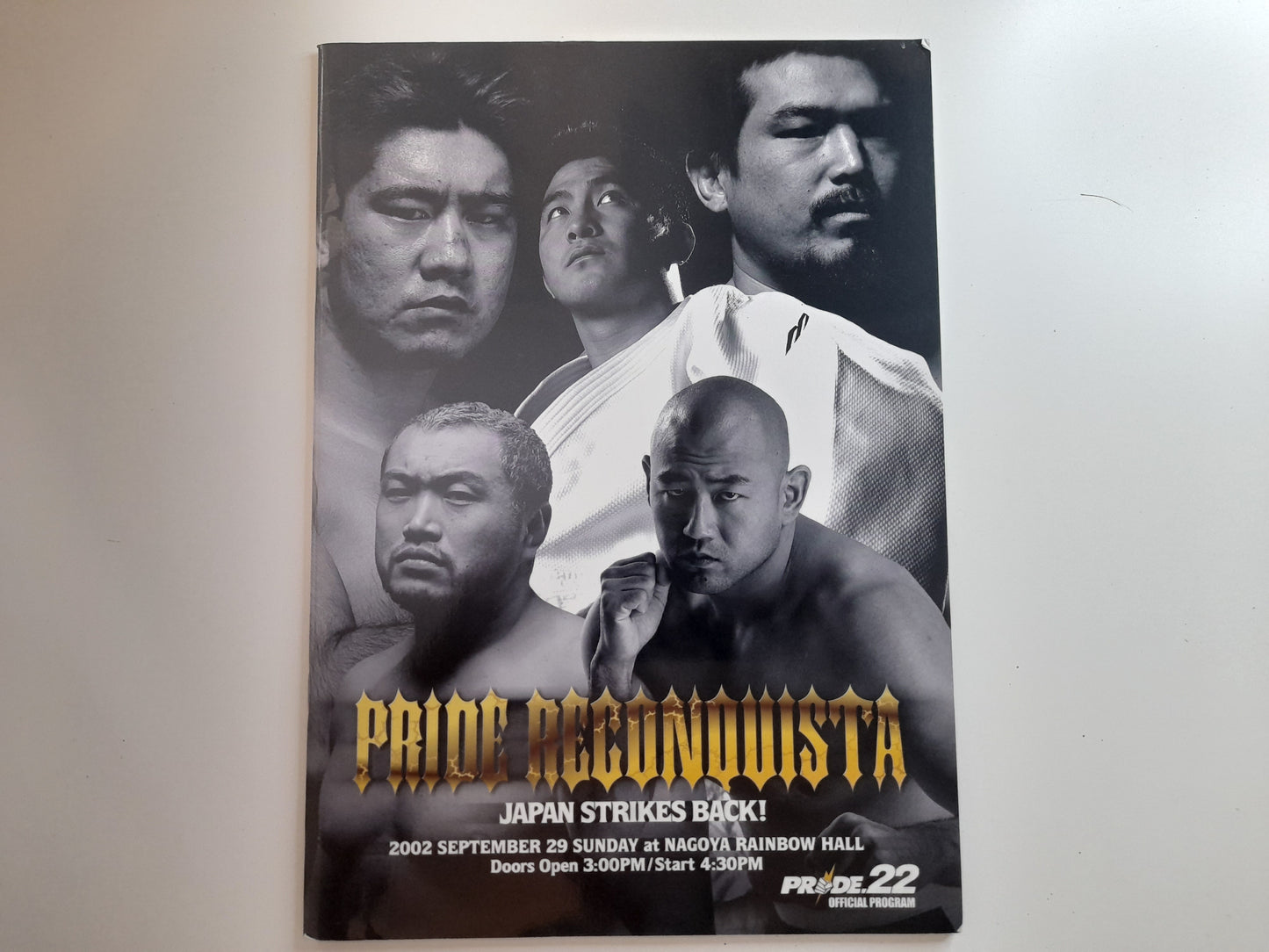 Pride FC 22 - Beasts from the East 2 (2002) - Official Event Program