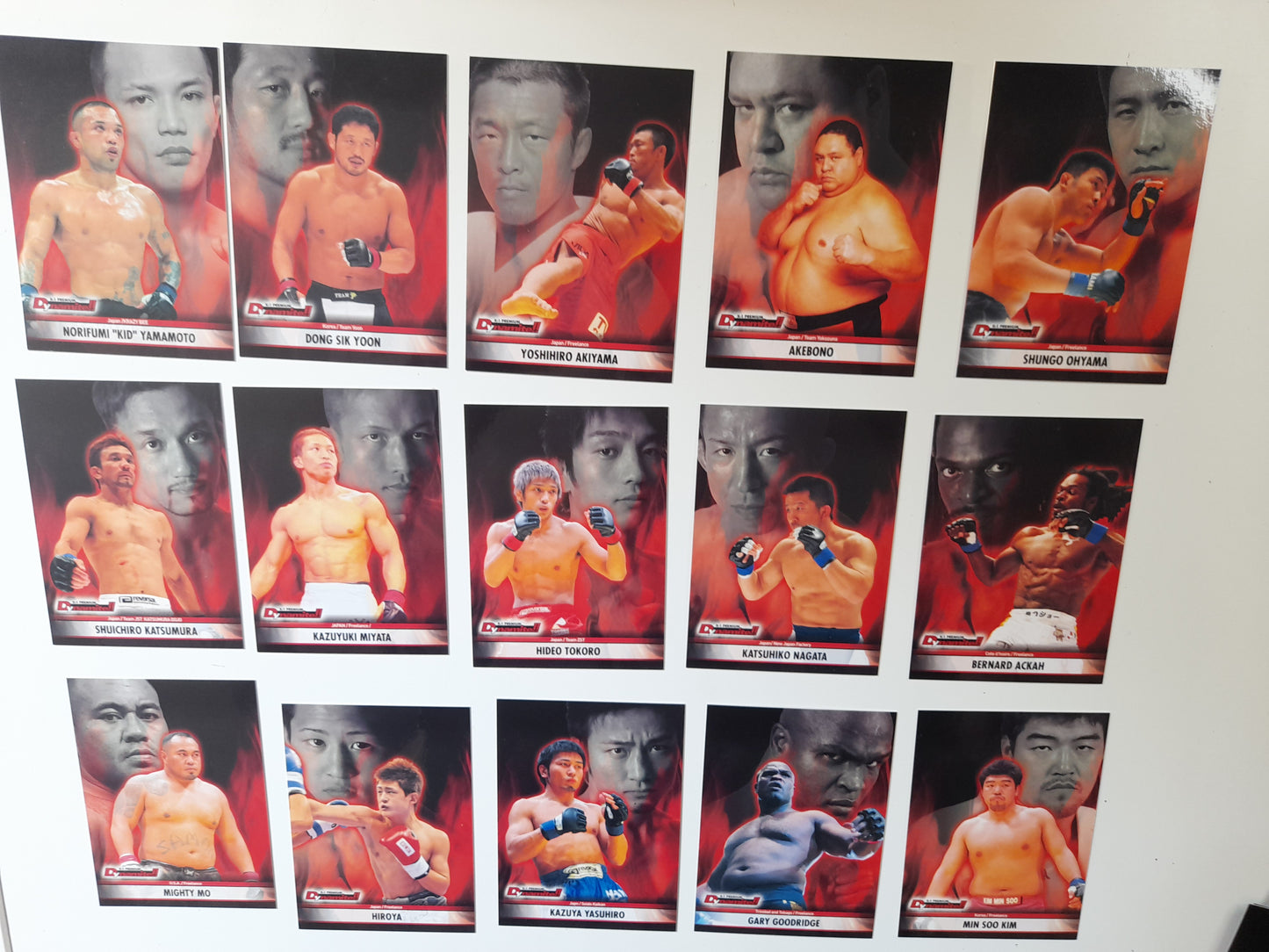 2008 Epoch K-1 Premium Dynamite Trading Cards - 42x Card Base Set