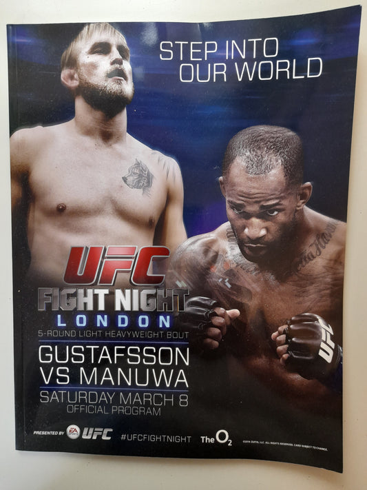 UFC Fight Night 37 (UK) - Gustafsson Vs Manuwa - Official Event Program (2014)