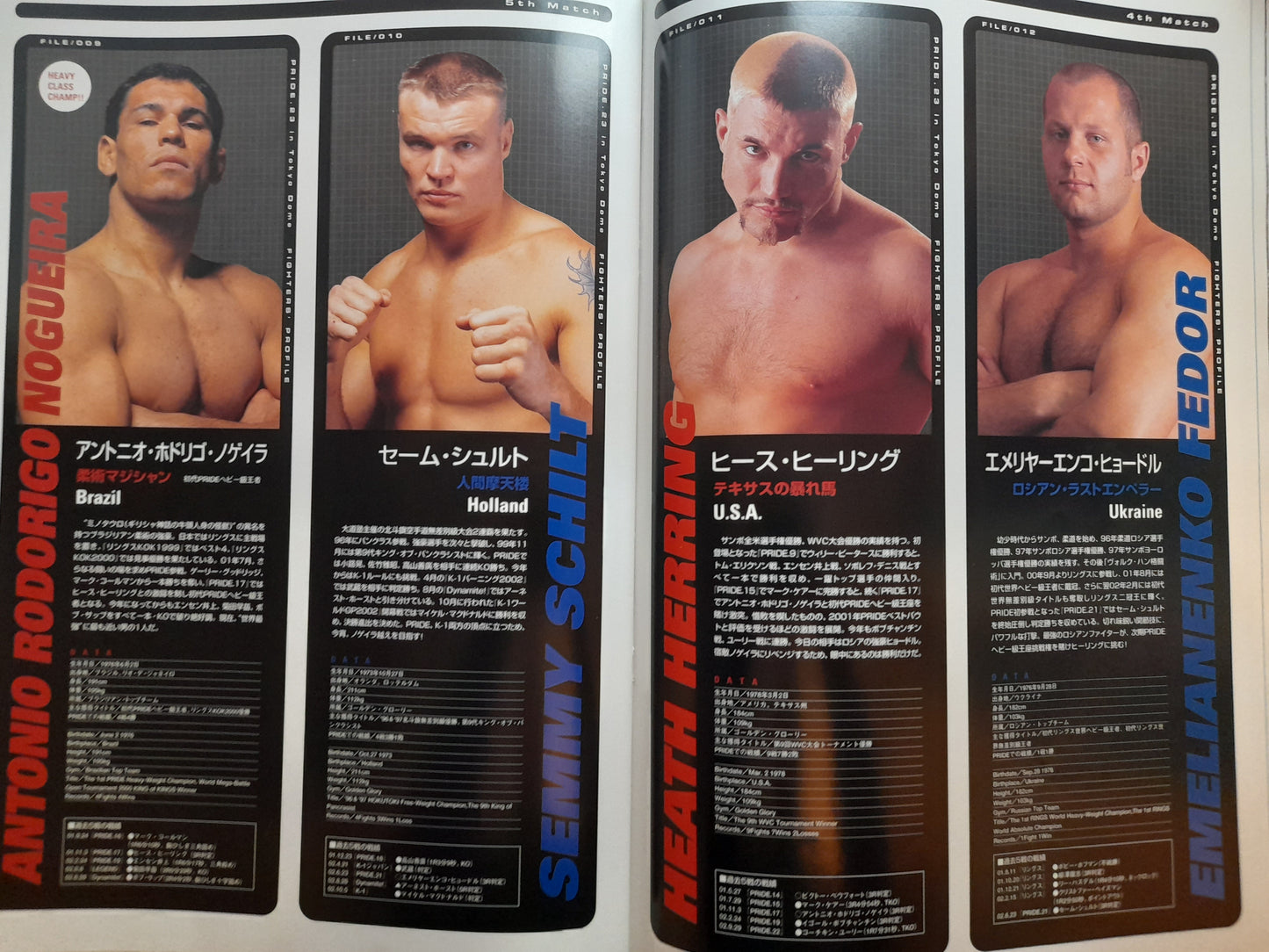 Pride FC 23 - Championship Chaos 2 (2002) - Official Event Program