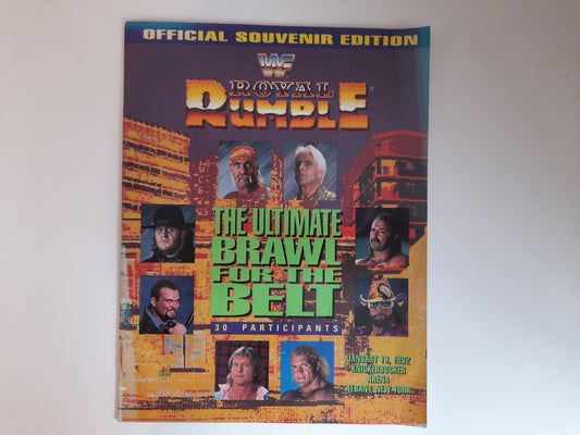 WWF Wrestling - Royal Rumble 92 - Official Event Program (1992)