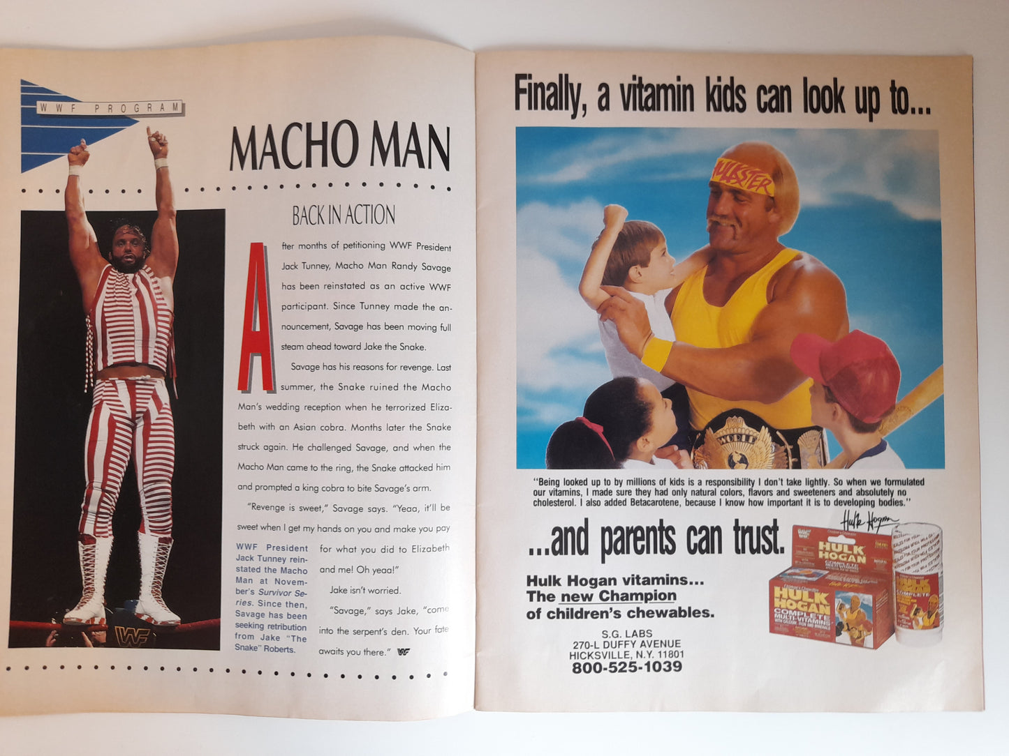 WWF Wrestling - Royal Rumble 92 - Official Event Program (1992)