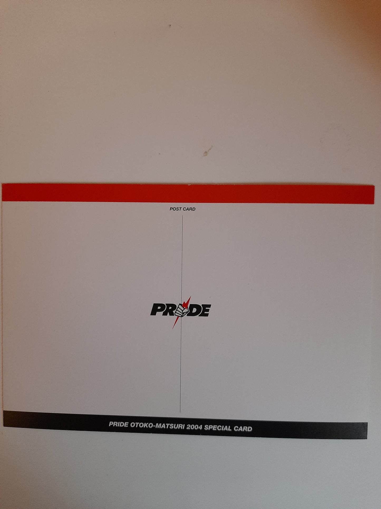 PRIDE Fighting Championship Otoko Matsuri 2004 Collectable Postcard - Antonio Nogueira