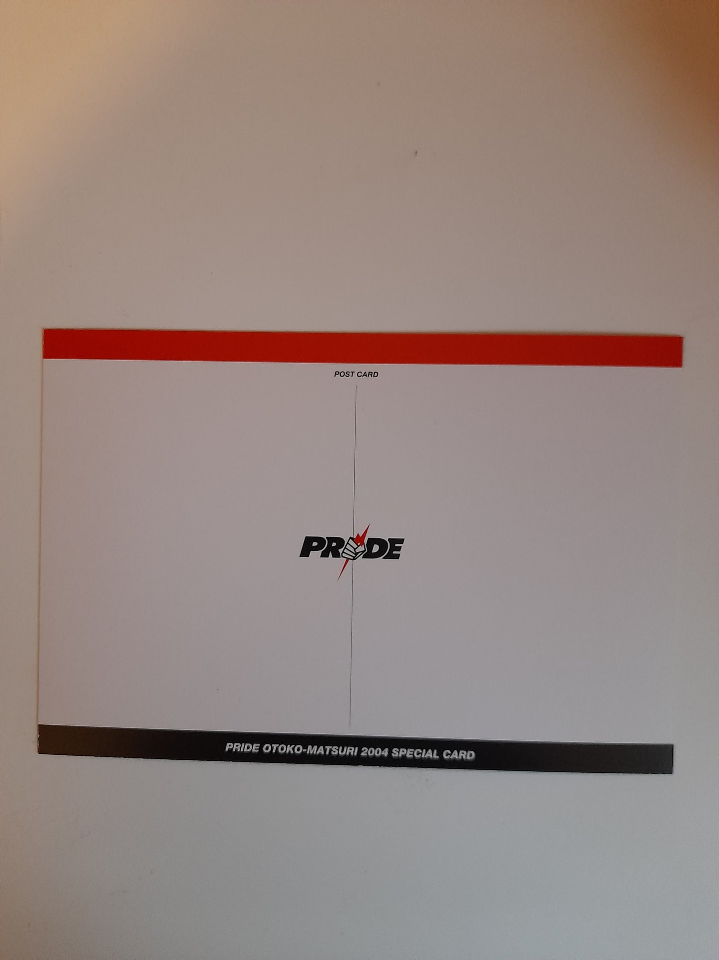 PRIDE Fighting Championship Otoko Matsuri 2004 Collectable Postcard - PRIDE 2004 GP 2nd Round