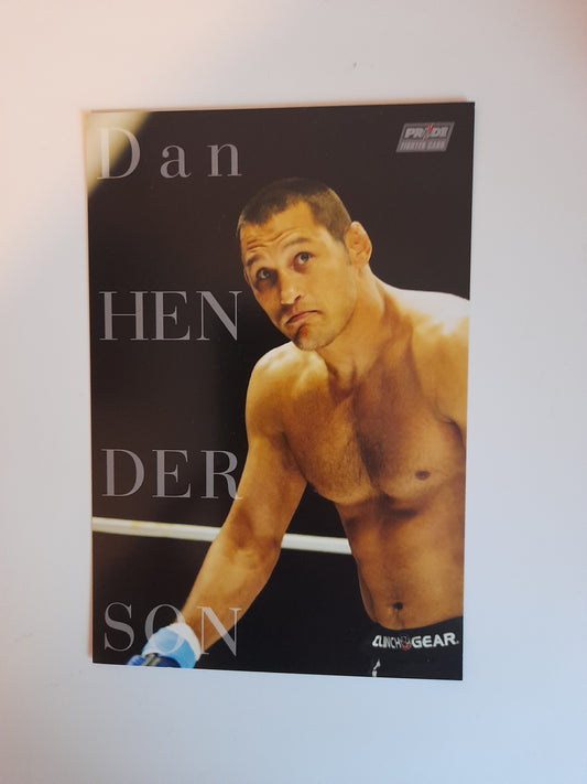 PRIDE Fighting Championship Otoko Matsuri 2004 Collectable Postcard - Dan Henderson